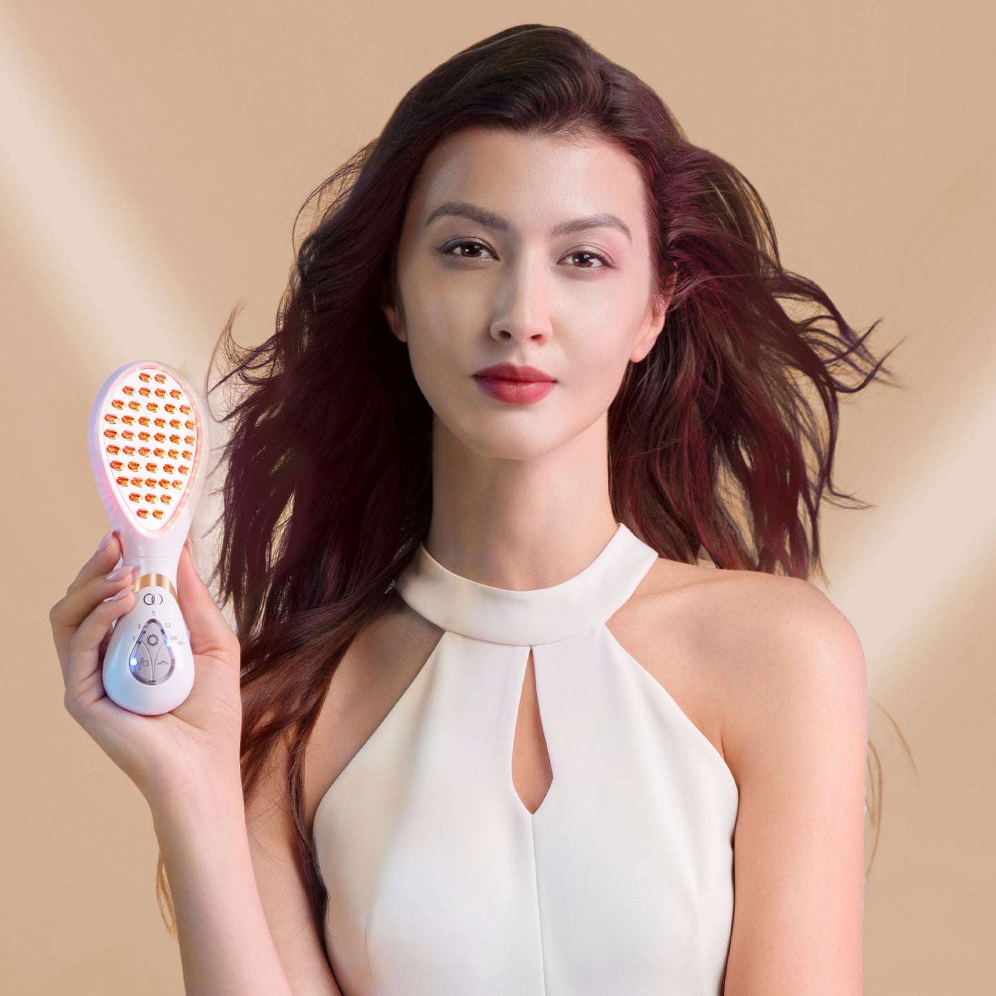 LumaGlow Red | Anti-Aging LED Light Therapy Wand