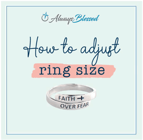 "FAITH OVER FEAR" Sterling Silver Cross Ring (BEST SELLER)